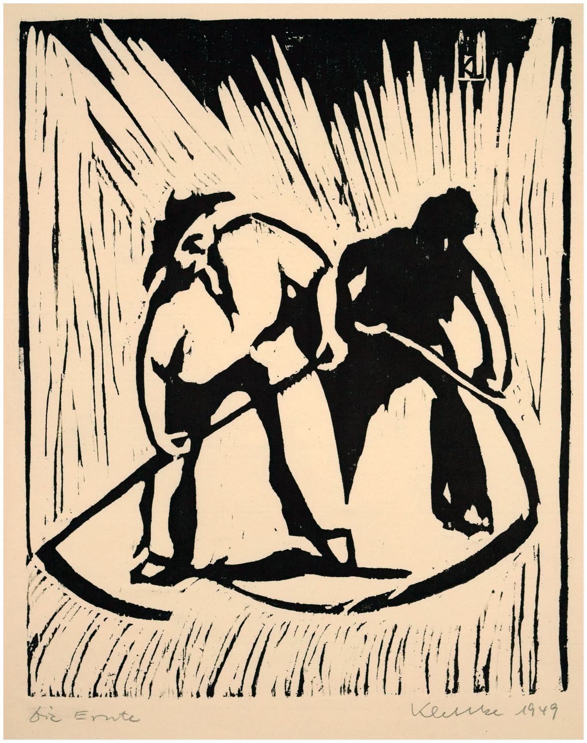 Klettke, Herbert (1923-1984), Die Ernte, 1949