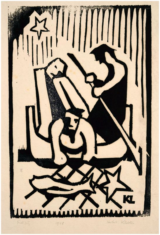 Klettke, Herbert (1923-1984), Fishing, 1949 Klettke, Herbert (1923-1984), Fishing, 1949