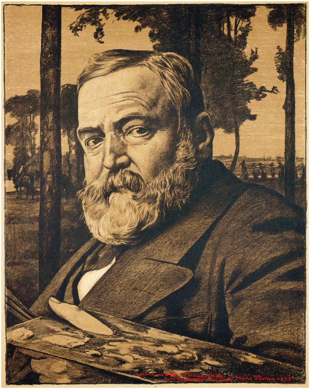 Thoma, Hans (1839-1924), Self-Portrait, 1895 Thoma, Hans (1839-1924), Self-Portrait, 1895