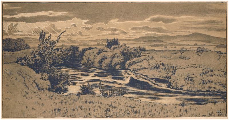 Thoma, Hans (1839-1924), At the pond, 1897 Thoma, Hans (1839-1924), At the pond, 1897