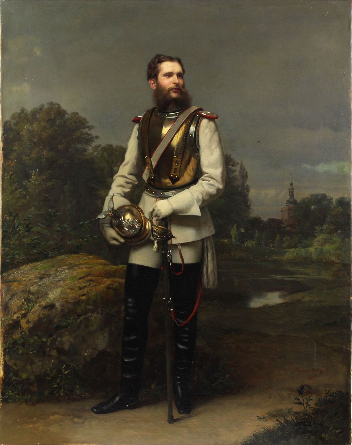 Begas, Oscar (1828 Berlin-1883 Berlin), Kronprinz Friedrich Wilhelm von Preußen