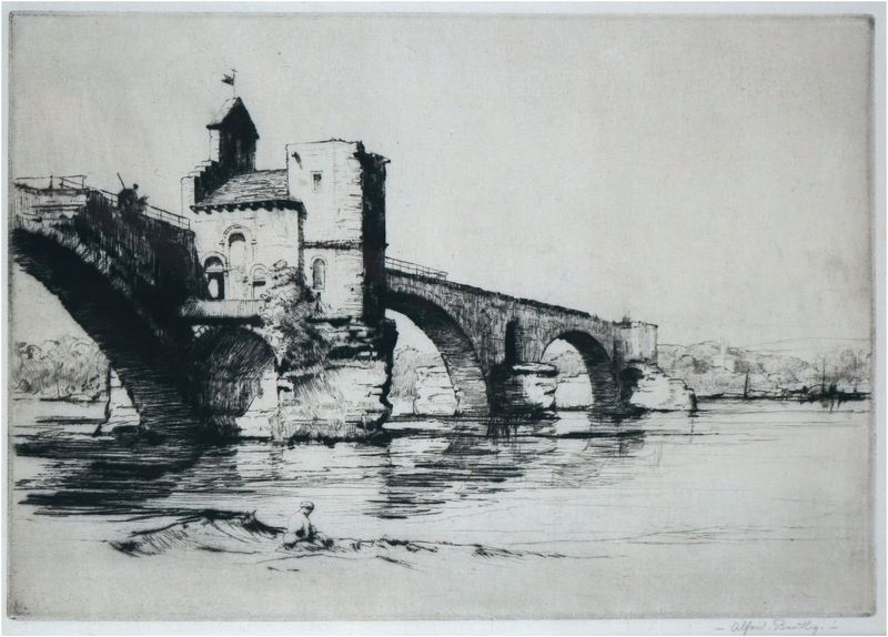 Bentley, Alfred (1879-1923), Pont Saint-Bénézet in Avignon