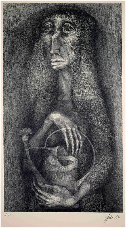 Filus, Günther (1935-2012), Die Trauernde, 1966