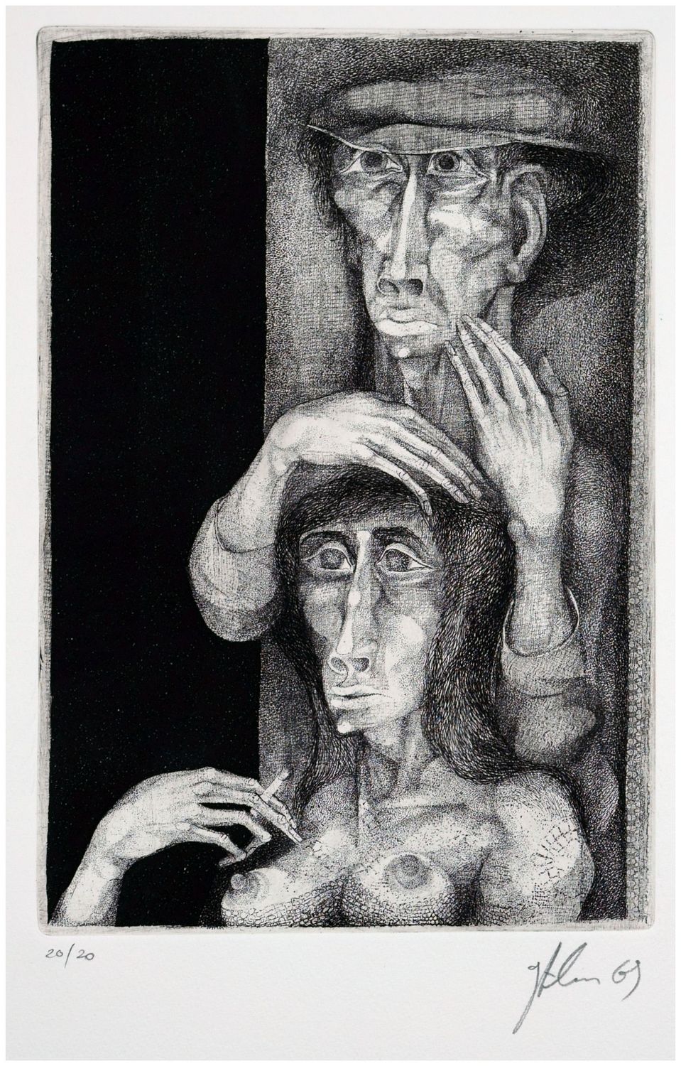 Filus, Günther (1935-2012), The Couple, 1969