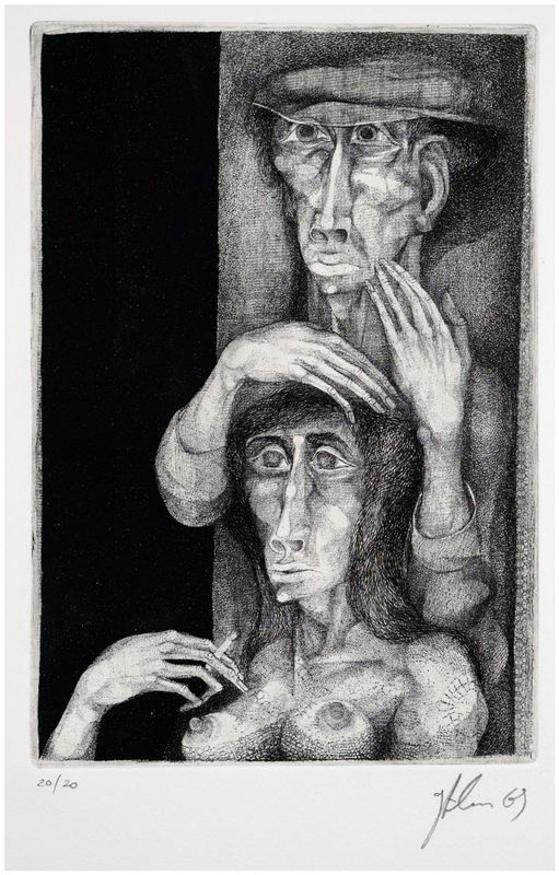 Filus, Günther (1935-2012), Das Paar, 1969