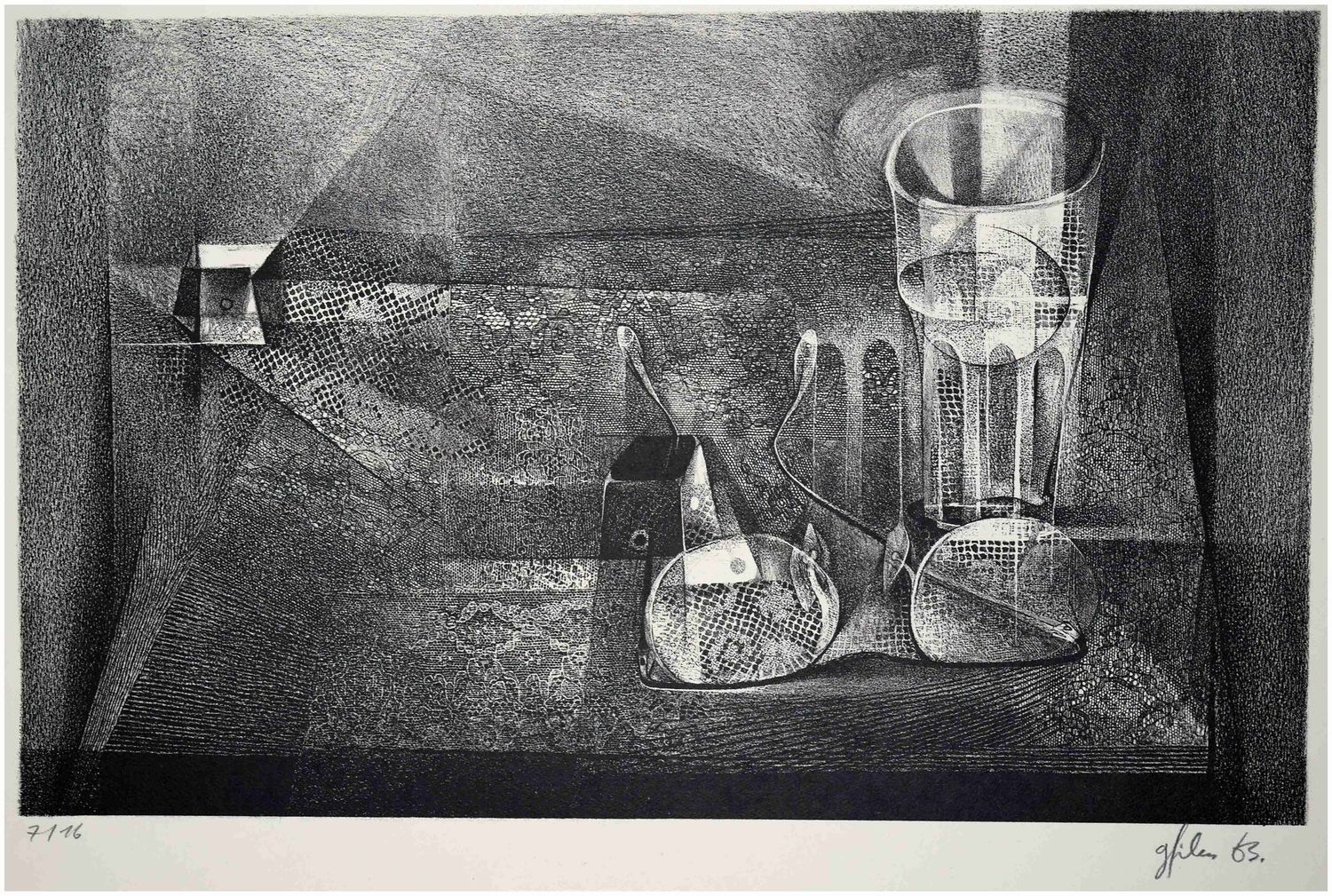 Filus, Günther (1935-2012), Surreal Still Life, 1963