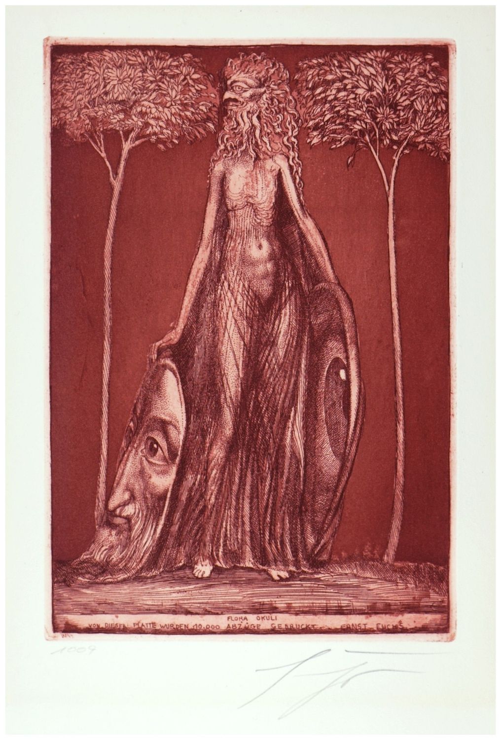 Fuchs, Ernst (1930-2015), Flora Okuli, 1975