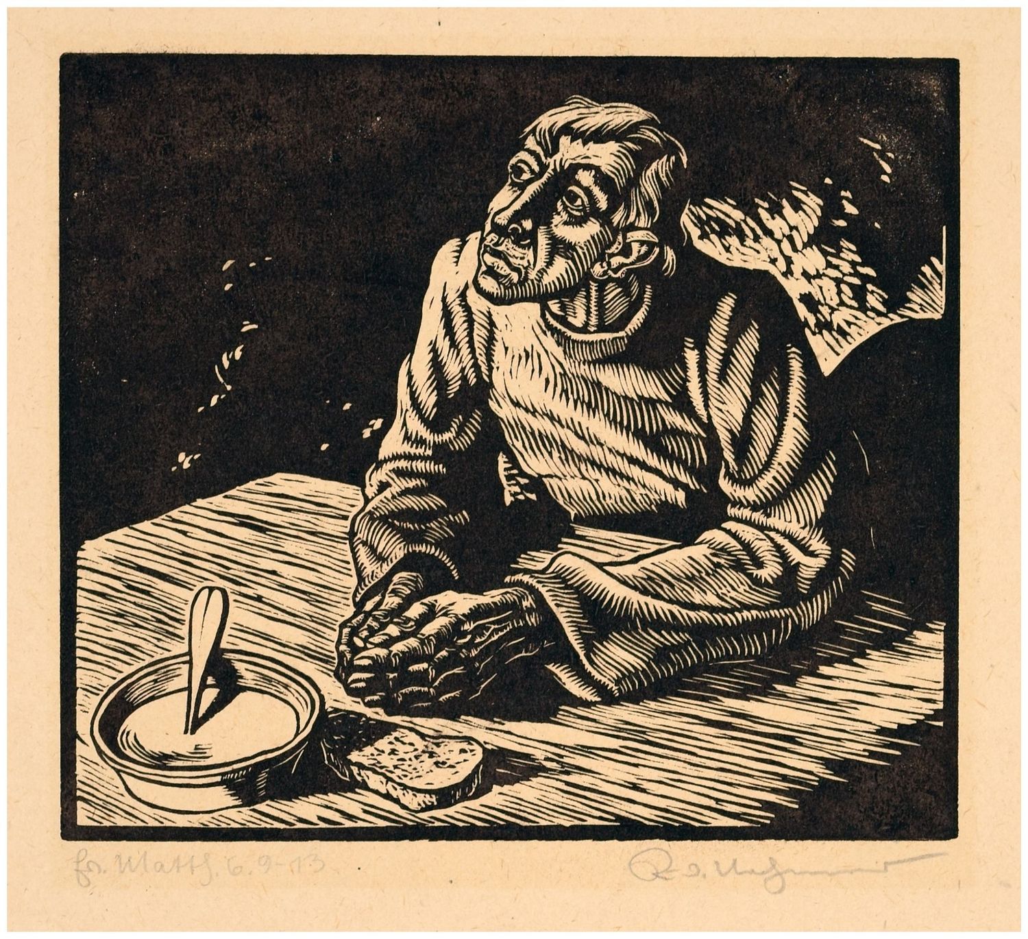 Nehmer, Rudolf (1912-1983), Das Vaterunser, 1948