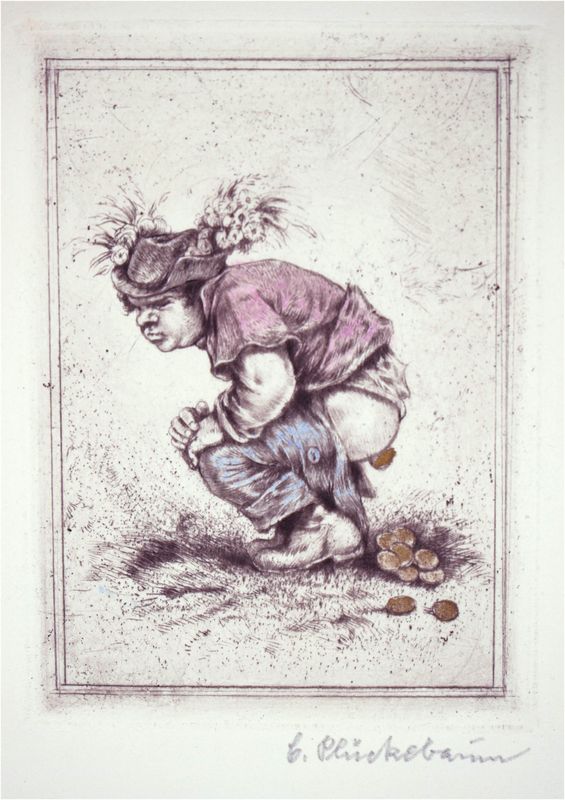 Plückebaum, Carl (1880-1952), Der Talismann (sog. Dukatenscheisser)