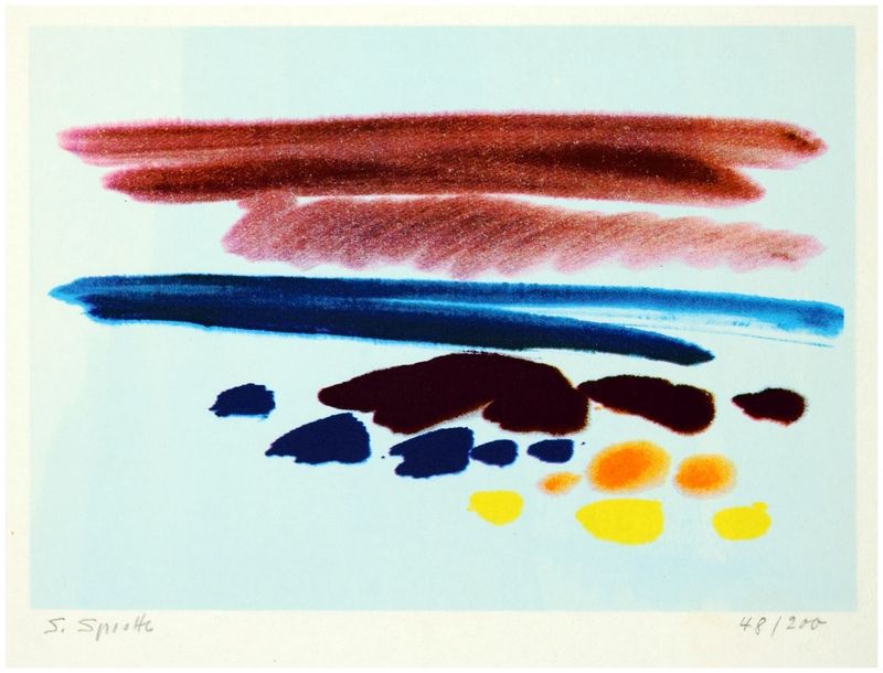 Sprotte, Siegward (1913-2004), Sturm am Strand, um 1980