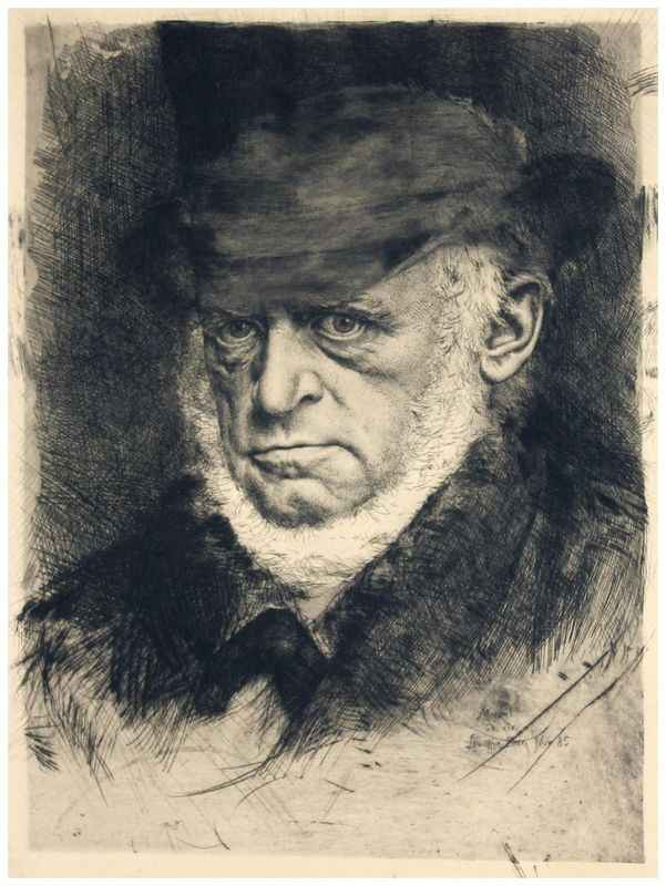 Stauffer-Bern, Karl (1857-1891), Adolph von Menzel, 1885