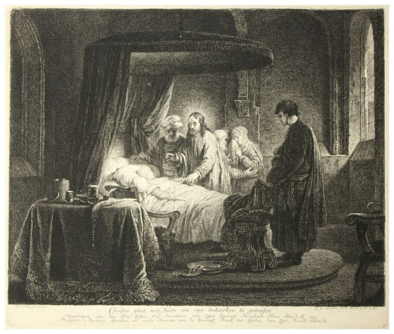 Schmidt, Georg Friedrich (1712-1775), Die Erweckung der Tochter des Jairus, 1768