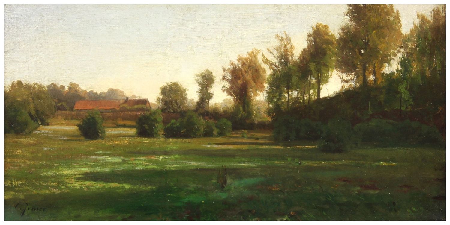 Irmer, Carl (1834-1900), Landschaft im Gegenlicht