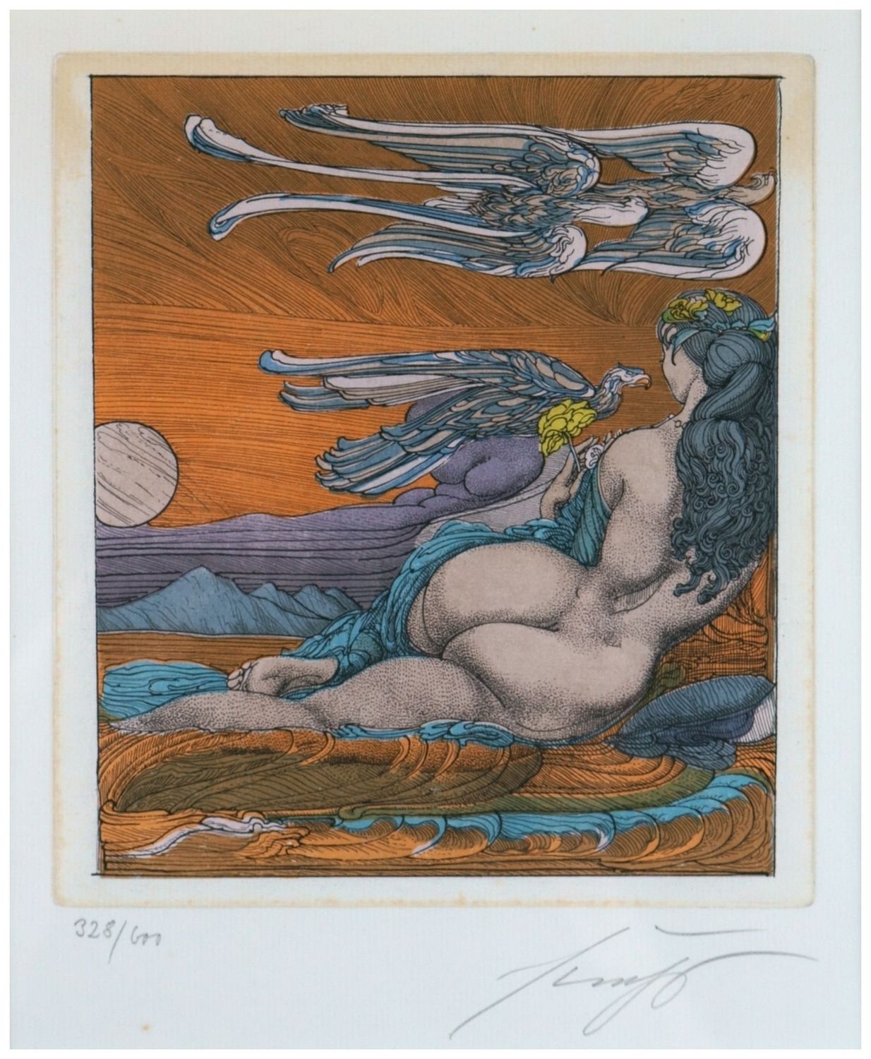 Fuchs, Ernst (1930-2015), Stream nymph, 1976