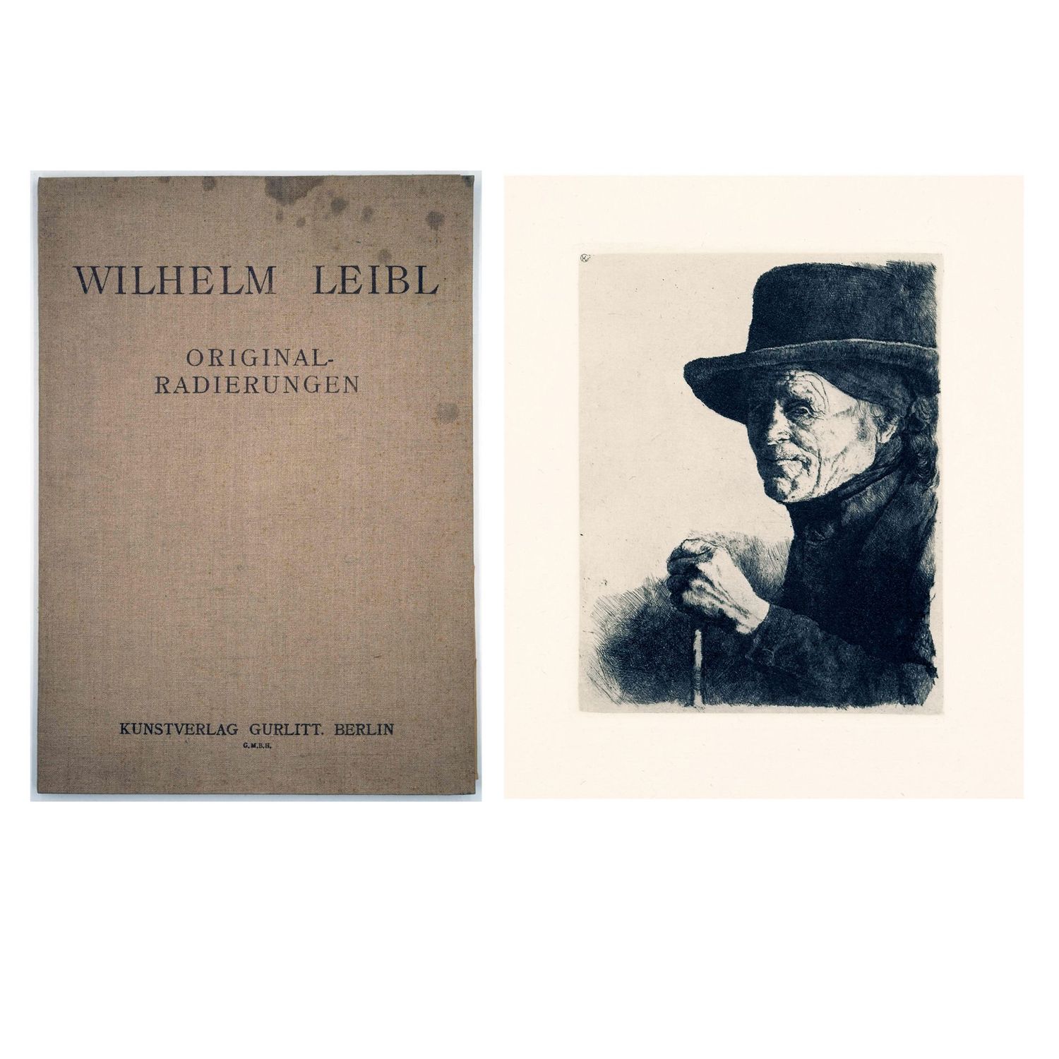 Leibl, Wilhelm (1844-1900), Original Etchings, Kunstverlag Gurlitt, 1900