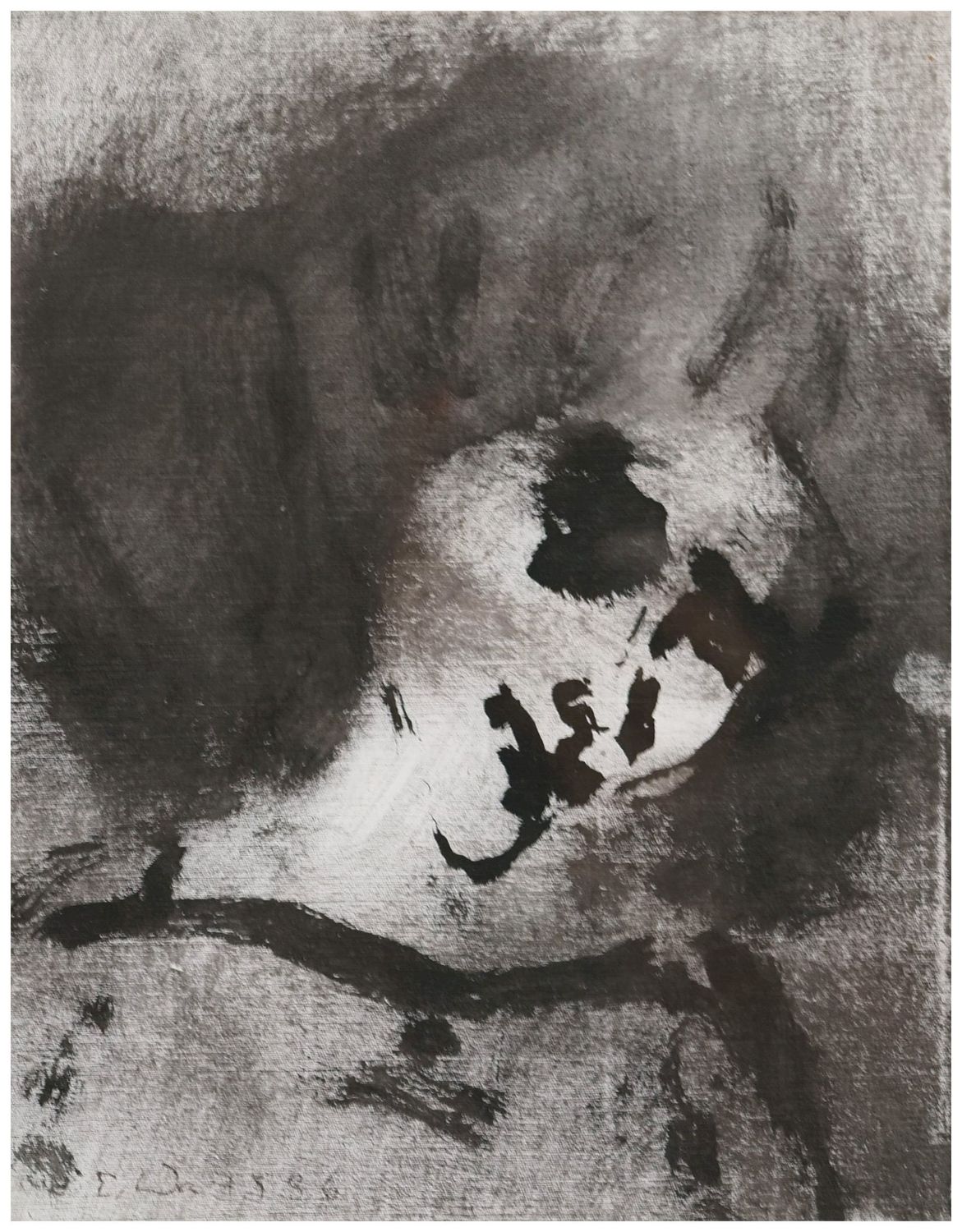 Wachter, Emil (1921-2012), Woman's head, 1986