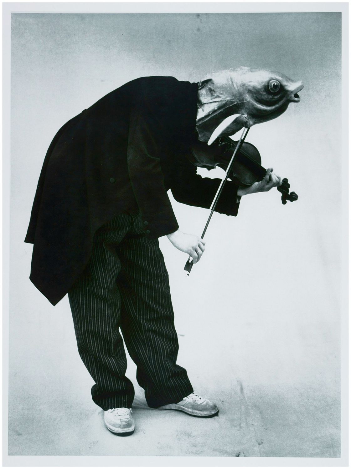 Moses, Stefan (1928 - 2018), Surrealist violinist, around 1975