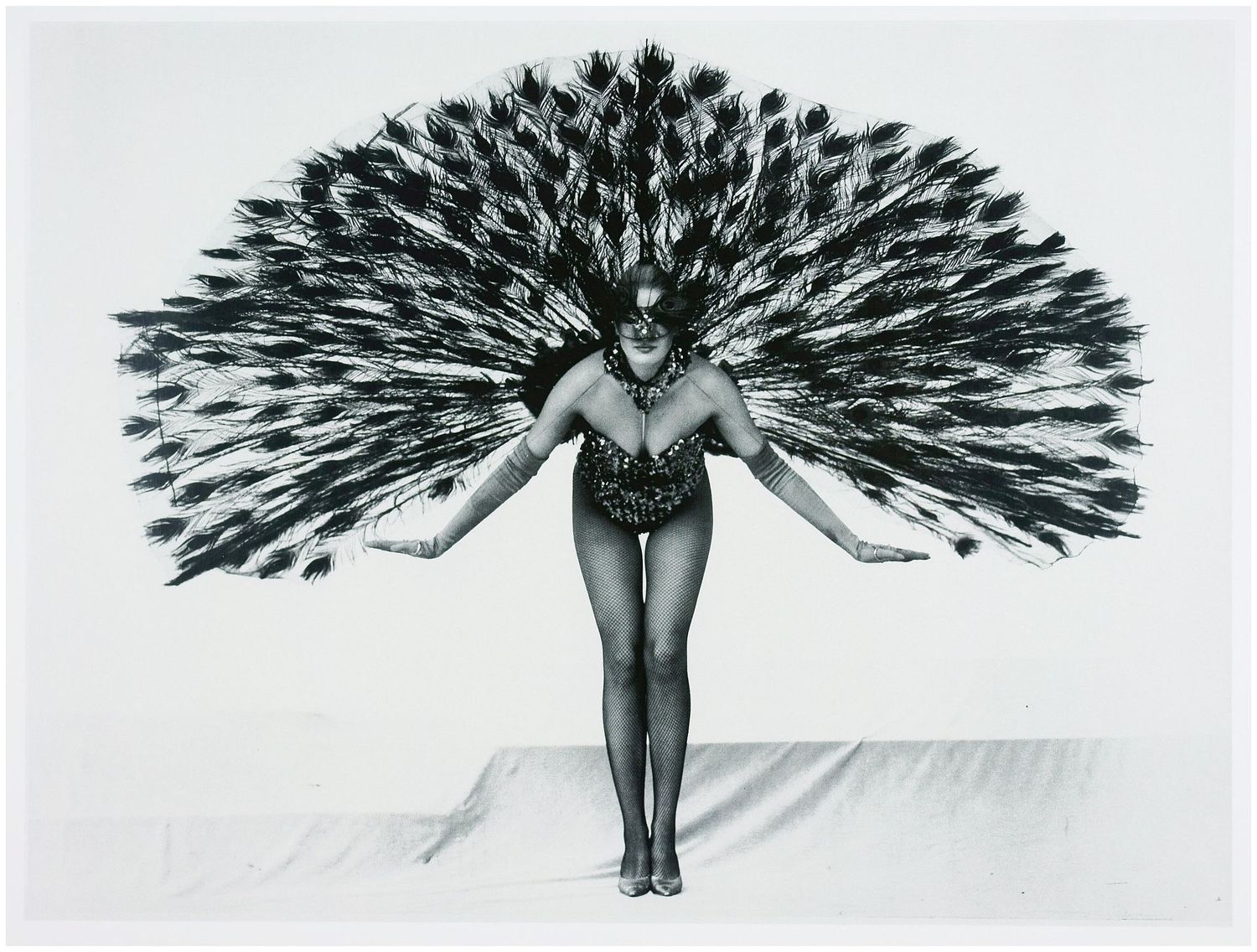 Moses, Stefan (1928 - 2018), Pfaufrau Jeannette Beeker, 1983