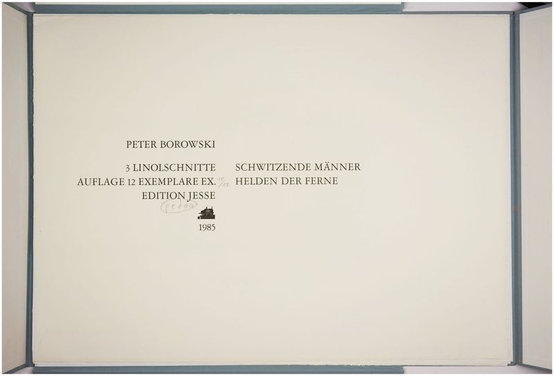 Borowski, Peter, Sweating Men / Heroes of the Distance, 1985