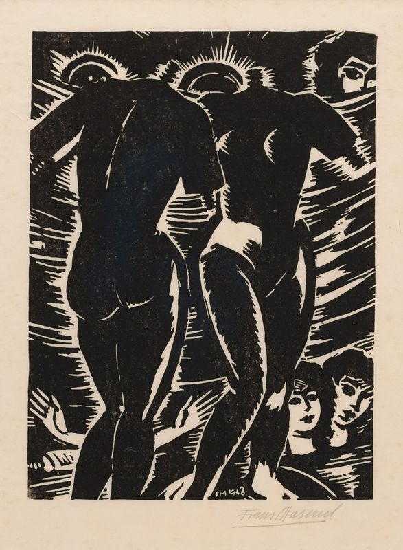 Masereel, Frans (1889-1972), Bodies and Heads, 1948