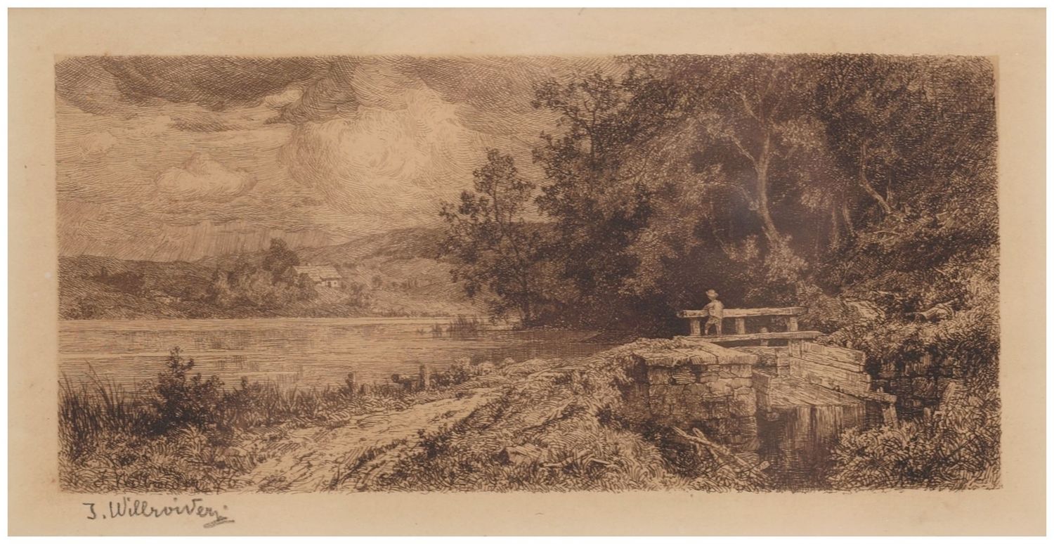 Willroider, Josef (1838-1915), View of Lake Wörthersee, around 1880