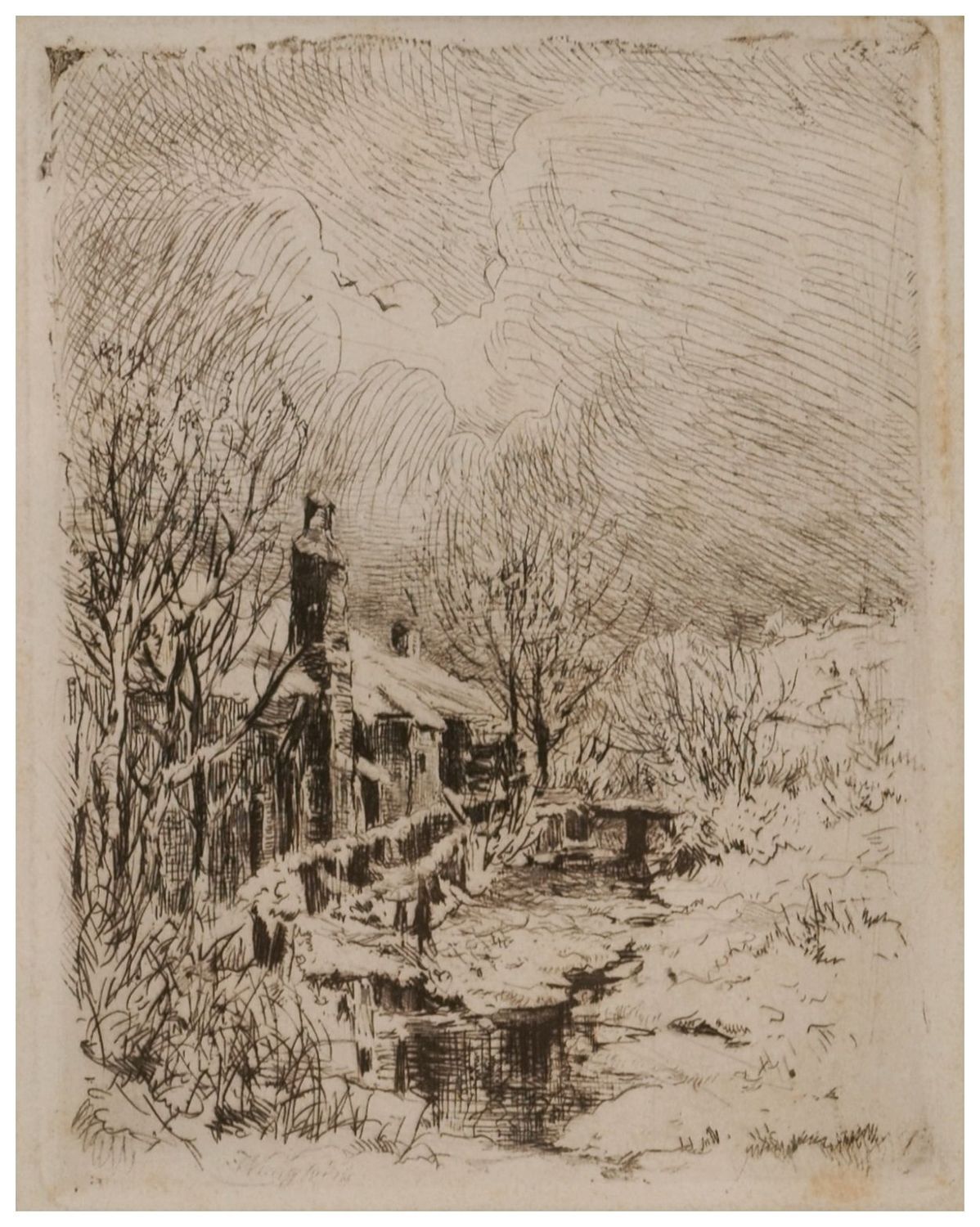 Wenglein, Josef (1845-1919), Winter Landscape, circa 1900 Wenglein, Josef (1845-1919), Winter Landscape, circa 1900