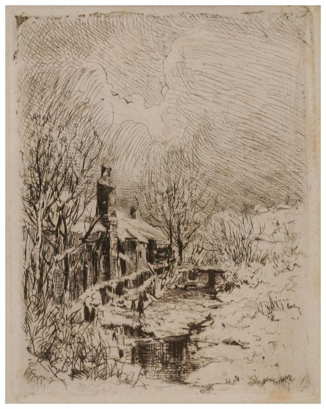 Wenglein, Josef (1845-1919), Winter Landscape, circa 1900