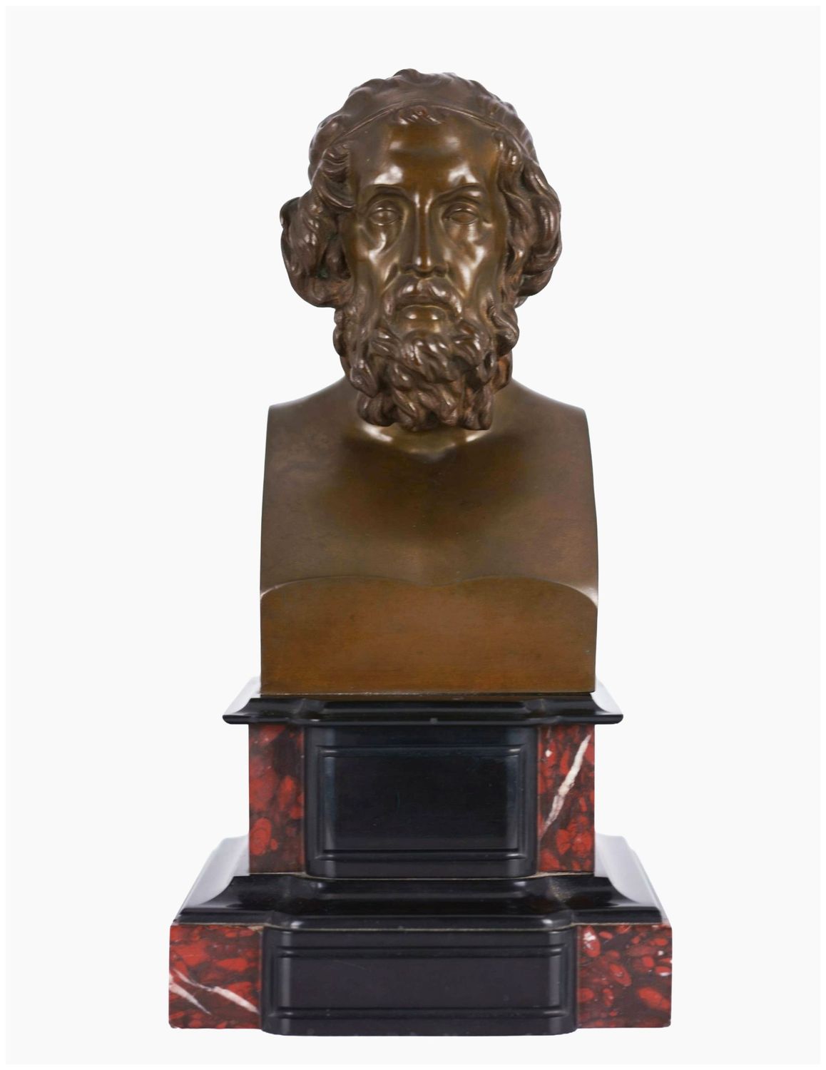 Anonymus, Porträtbüste von Homer, um 1900