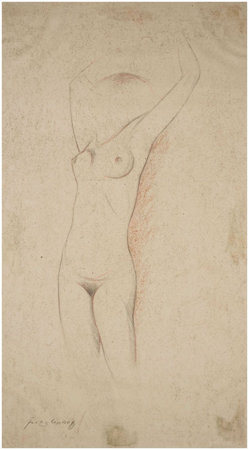 Uphoff, Fritz (1890–1966), Standing Nude, ca. 1930