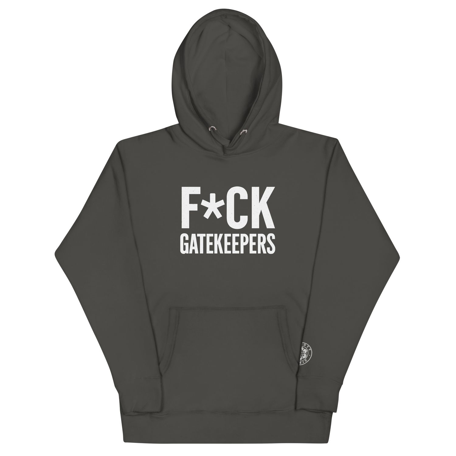 FUCK GATEKEEPERS — Unisex Hoodie (Gray)
