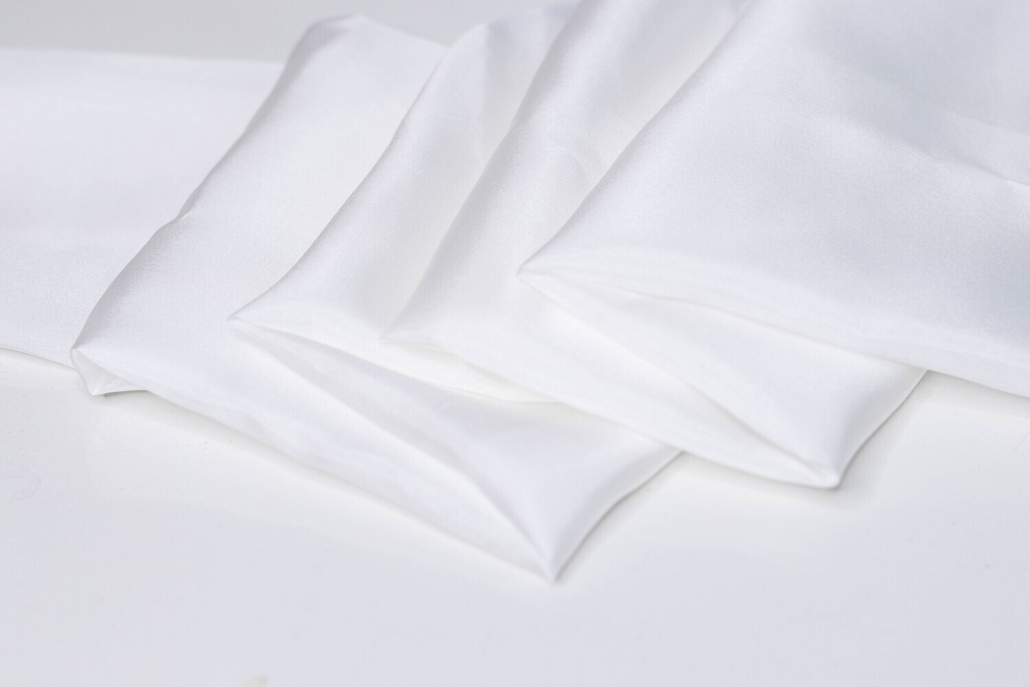 100% WHITE SILK