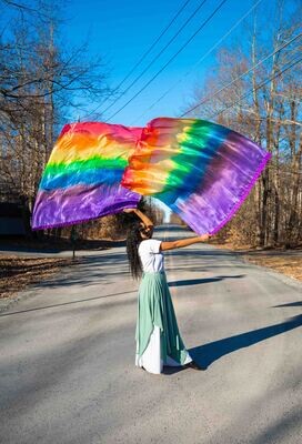 EVERLASTING COVENANT. Silk Worship Flags