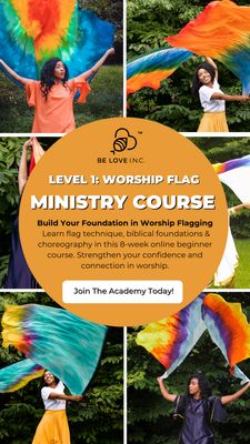 WORSHIP FLAG MINISTRY COURSE (Online – Starts June 9, 2025) Level 1