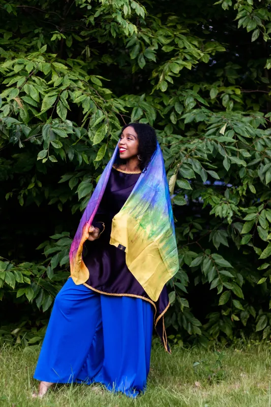 UNDER THE SHADOW OF MY WINGS. Prayer Shawl