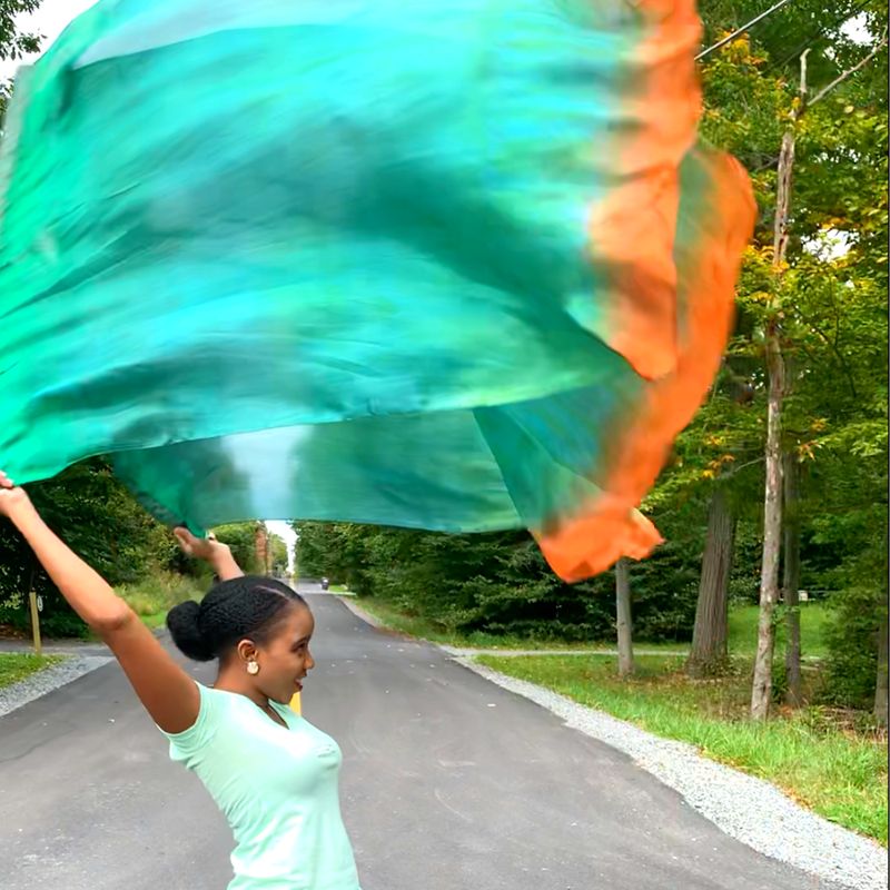 FOREST. Silk Worship Flags