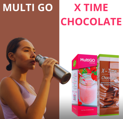 Multi GO Fresa X Time Chocolate - Producto Natural GO