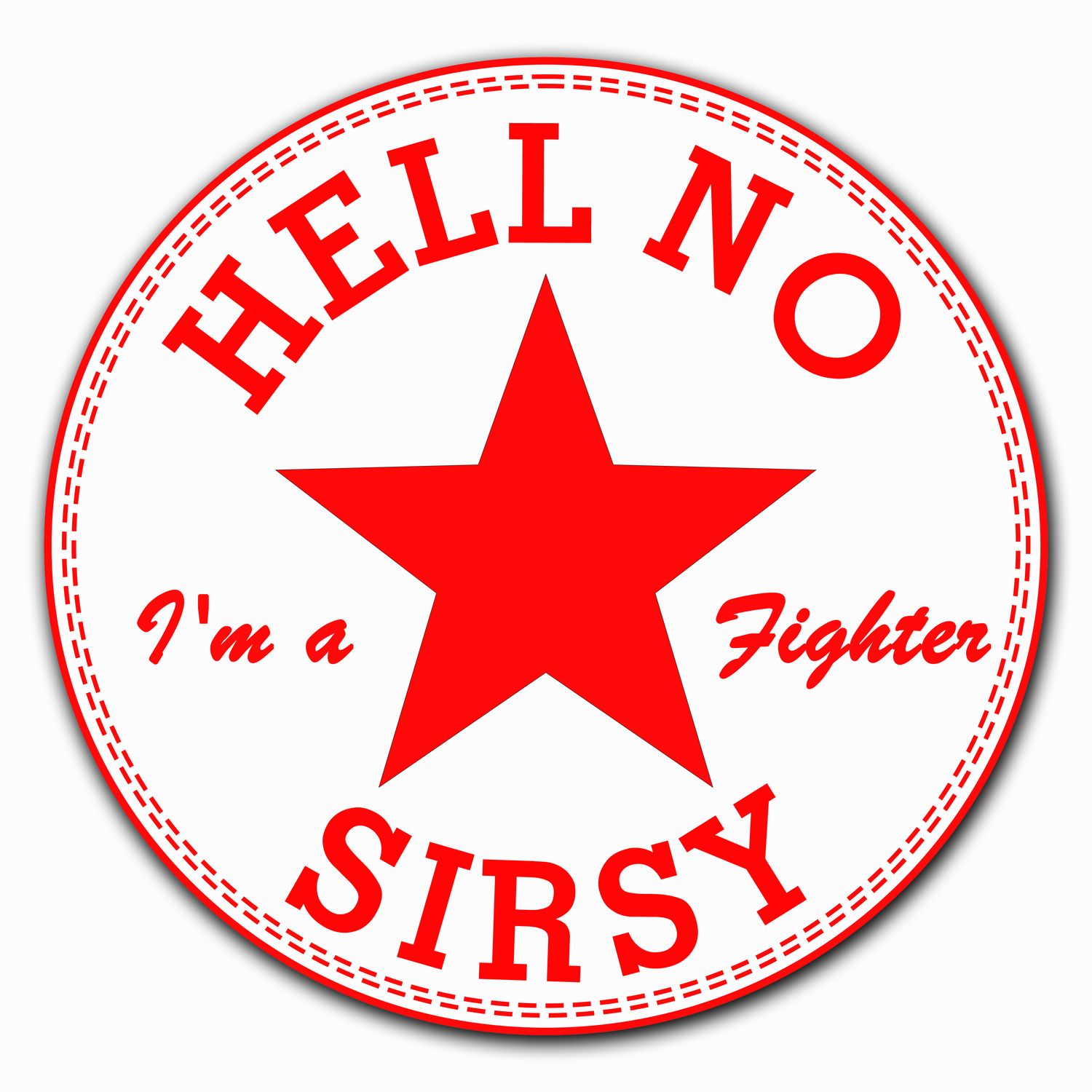 3 SIRSY 'HELL NO' STICKERS!