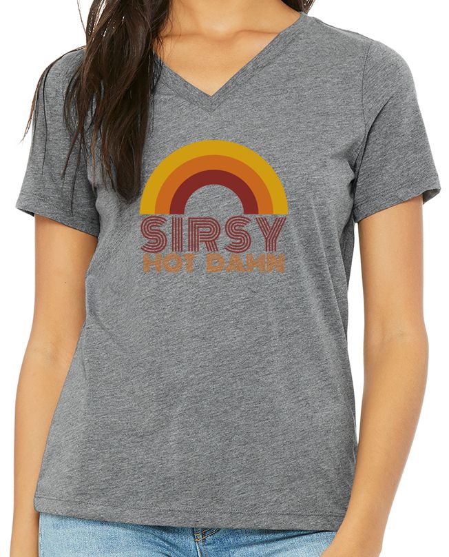 SIRSY "Hot Damn" Women's V-Neck Tee