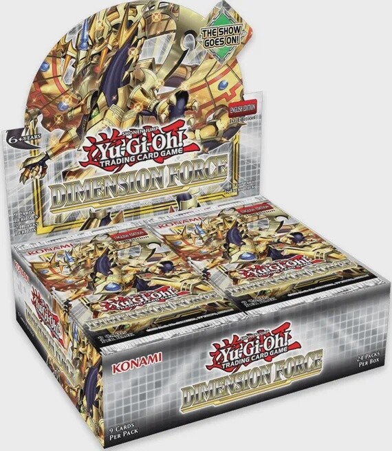 Yugioh dimension force booster