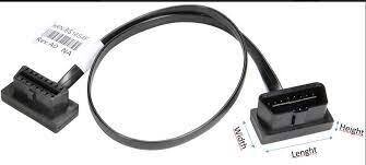 Flat OBDII extension harness for GO devices - HRN-BS16S4F