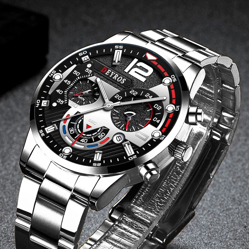 Deyros Fashion Stainless Steel Wristwatch