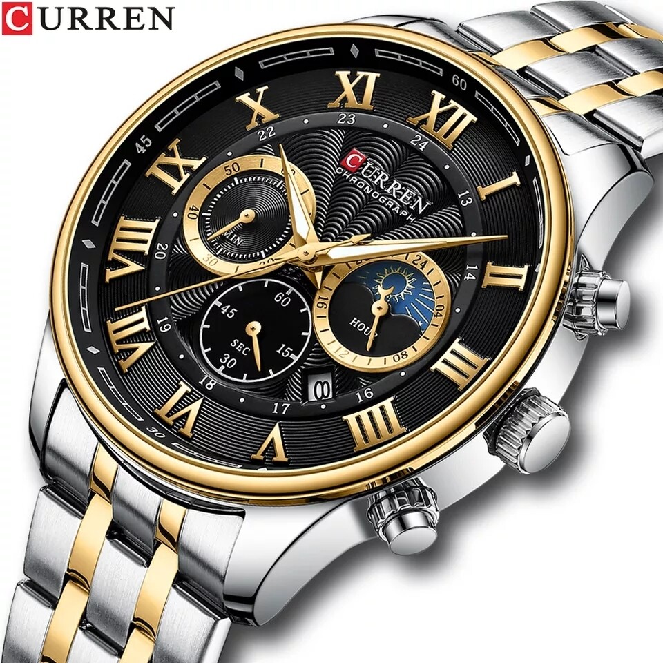 2022 Curren Fashion Sports Chronograph Wristwatch