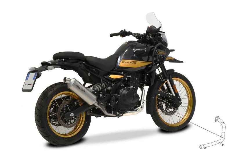 COMPLETE EXHAUST HP CORSE ROYAL ENFIELD HIMALAYAN