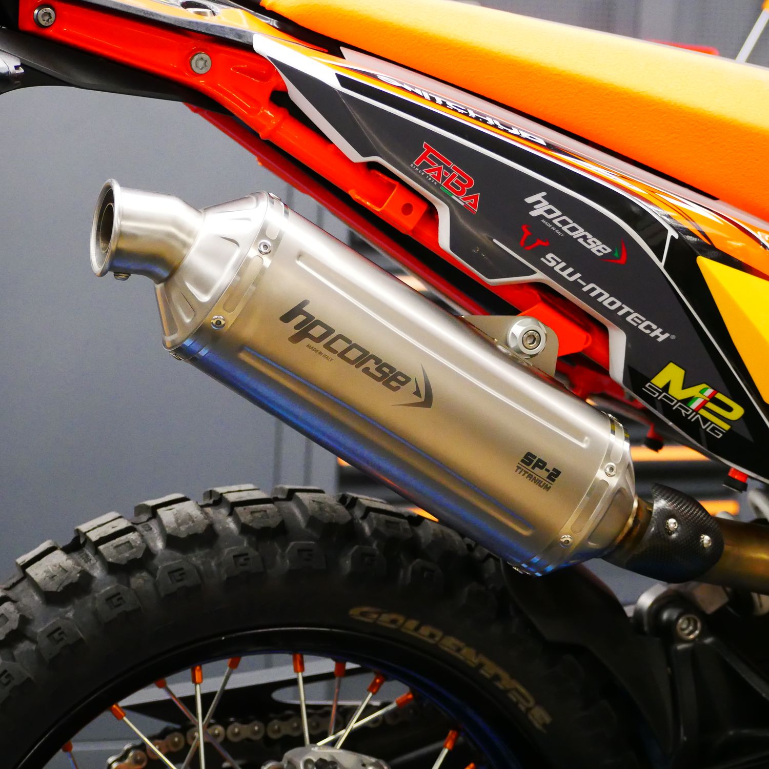 TITANIUM EXHAUST HP CORSE KTM 790 890 ADVENTURE