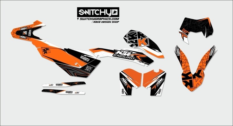 GRAPHIC KIT FOR KTM 690 ENDURO 2008/2011