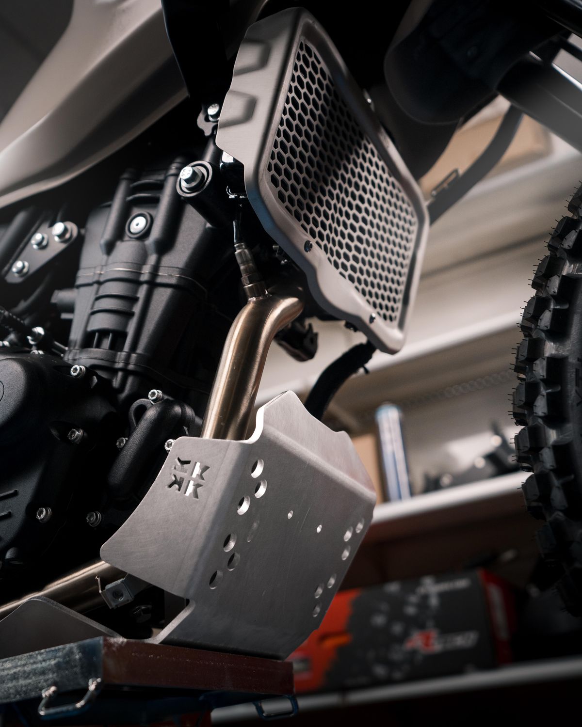 ALUMINUM SKID PLATE FOR ROYAL ENFIELD HIMALAYAN 450