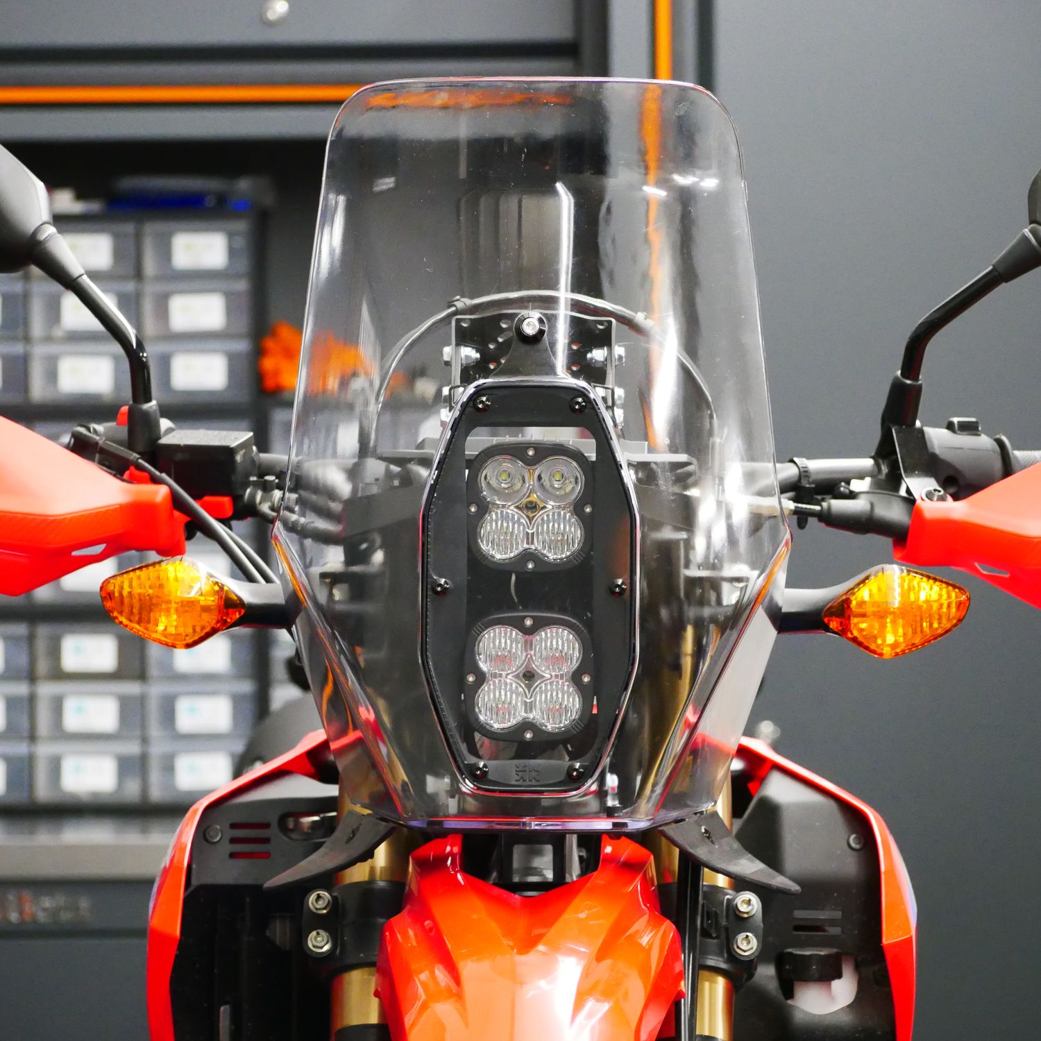 Honda CRF 300L con kit rally 4K, in sede da 4K Parti Speciali