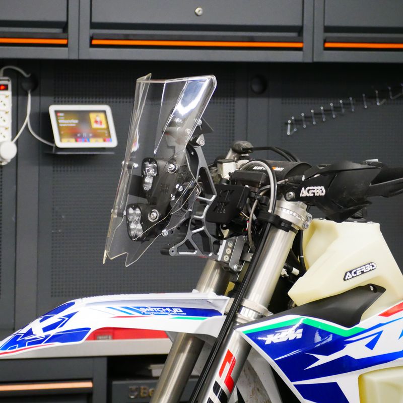 KIT RALLY CNC KTM HUSQVARNA FIXED TO FRAME