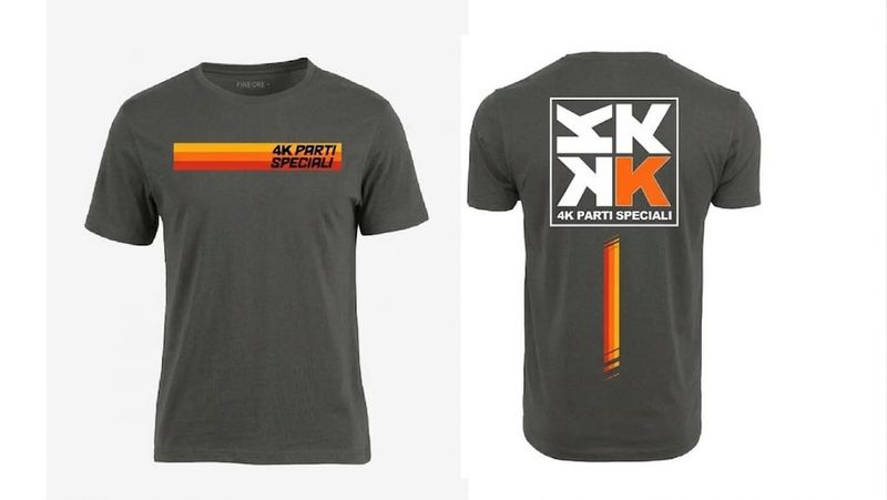 T-Shirt 4K Parti Speciali Grey