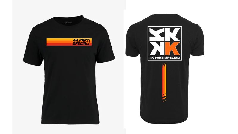 T-Shirt 4K Parti Speciali Black